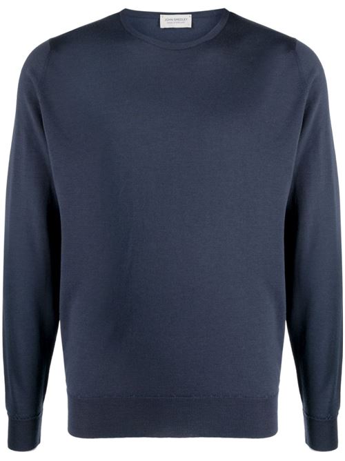 Lundy Sweater JOHN SMEDLEY | LUNDYSMOKE BLUE